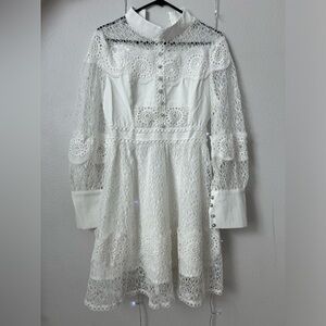 Beautiful white lace dress